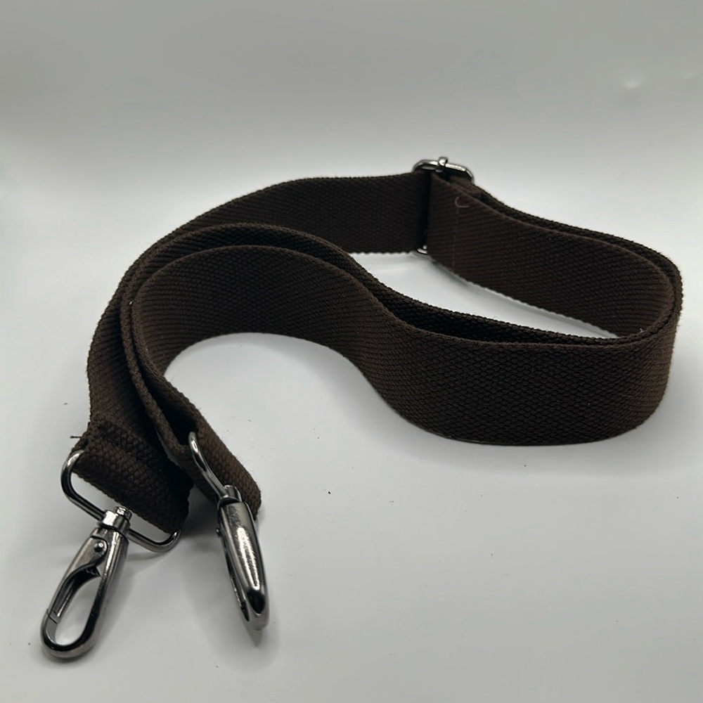 Brown replacing purse strap